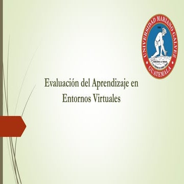 Evaluación de Aprendizaje Virtual