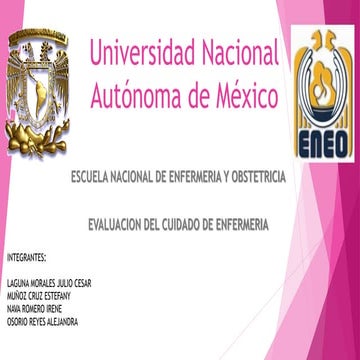 Evaluacion del cuidado de enfermeria 2657