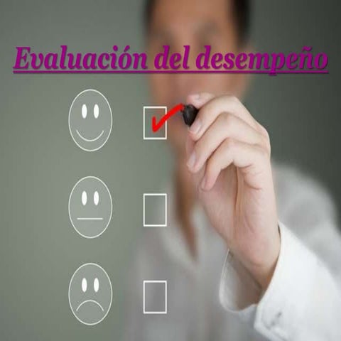Objetivos de la evaluación del desempeño