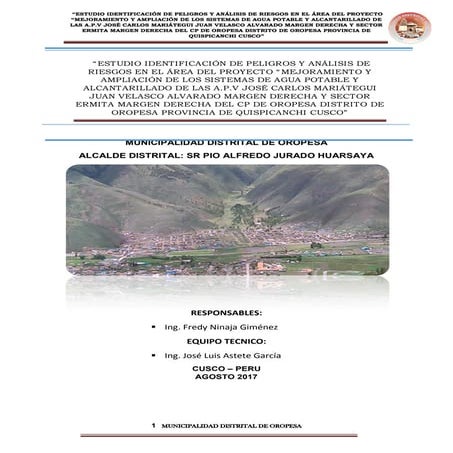 Evaluacion de riesgos de jcm