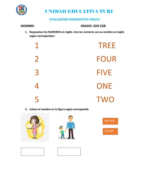 Examen De Ingles Basico Para Nios De Primaria Varios Nios Kid's Box
