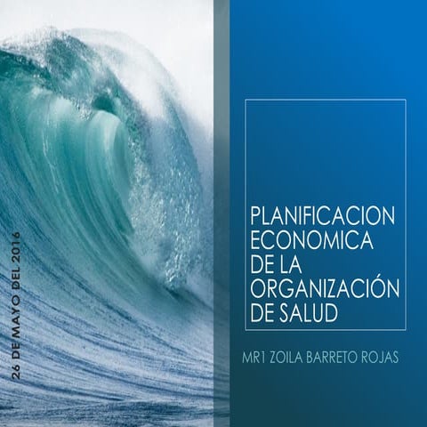 Evaluacion economica de la organizacion salud