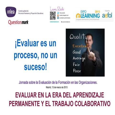 Evaluar en la era del conocimiento y la colaboración