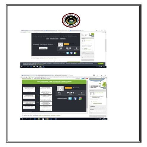 Evaluaciones de todos los grupos