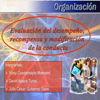 Evaluacion de desempeño
