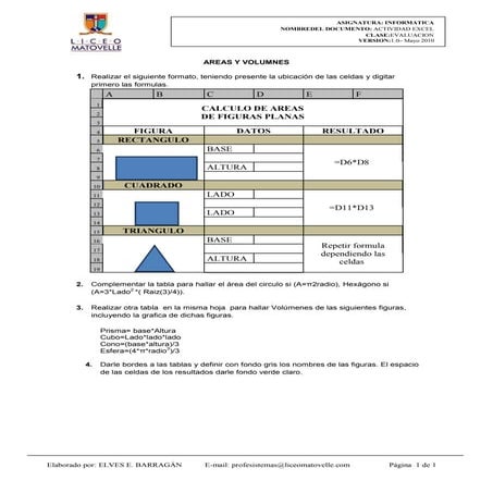 Evaluacion informatica