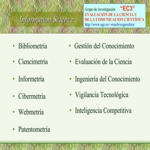 Evaluacion de la investigacion forestal española en ISI