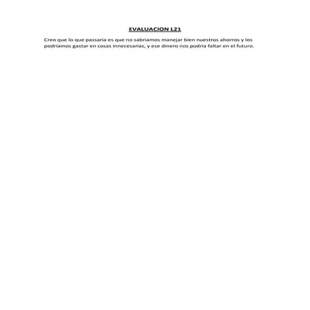 Evaluacion l21