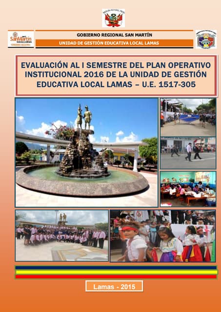 Evaluacion poi 2016 al i semestre a3