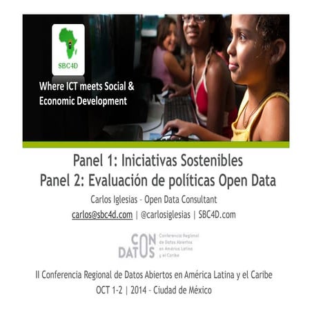 Evaluacion y sostenibilidad de politicas open data