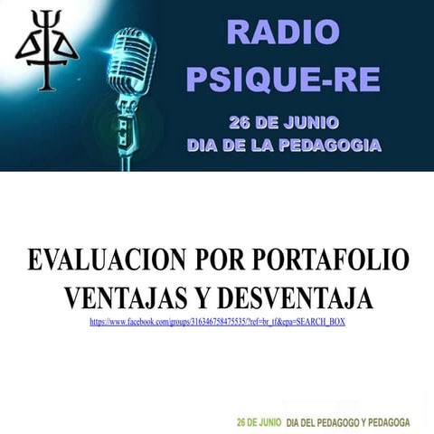 Portafolios de evidencias  ventajas y desventajas