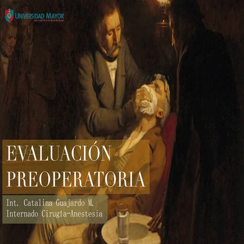 Evaluación preanestésica