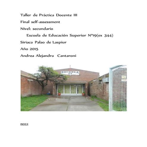 Evaluacion secundaria