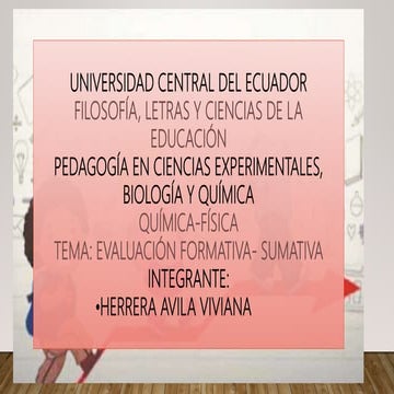 Evaluacion sumativa y formativa