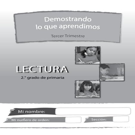 Evaluamos logros 3er_trimestre_lectura_matematica_2do_grado