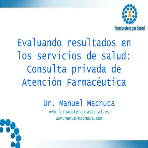 EVALUANDO RESULTADOS EN LOS SERVICIOS DE SALUD