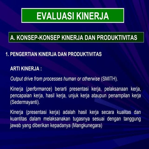 Evaluasi kinerja (18 1-07)