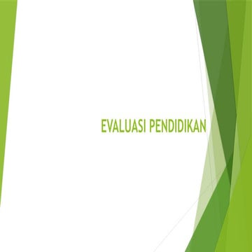 Evaluasi Pendidikan Pptx