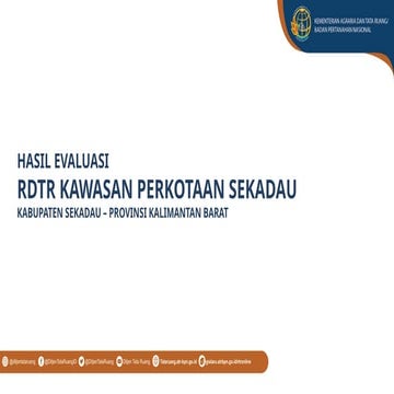 Evaluasi RDTR Kawasan Perkotaan Sekadau.pptx