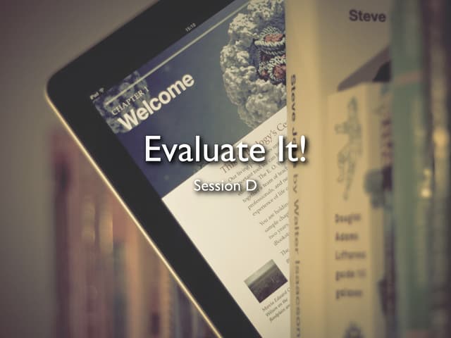 Evaluate It D