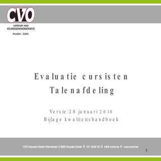Evaluatie talen bijlage_kwaliteitsh...