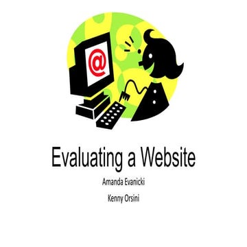 Evaluating a website
