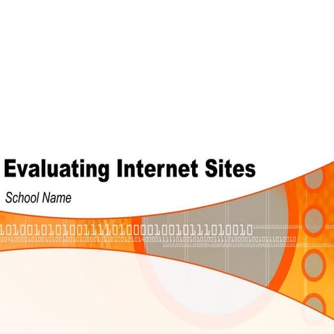 Evaluating internet sites with info on how search engines work