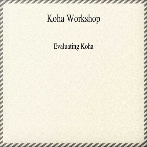 What is OSS and Koha