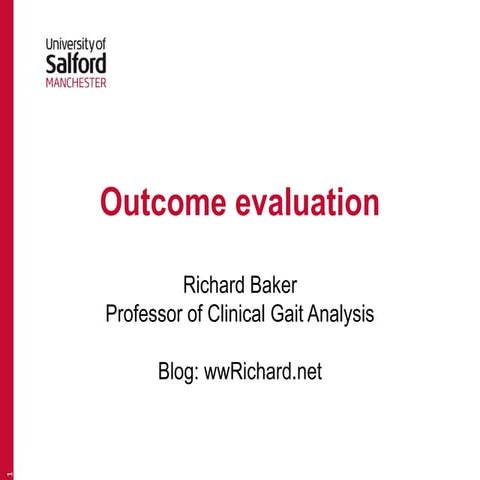 Evaluating outcomes (2014)