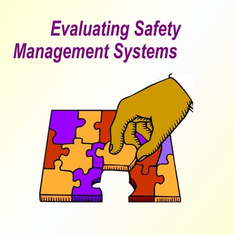 Evaluating Safety Management Systems Ppt