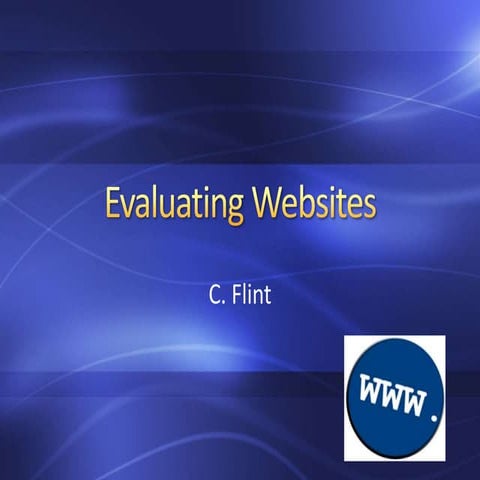 Evaluating websites