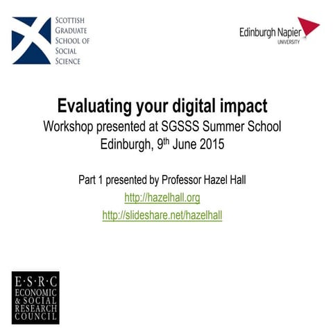 Evaluating your digital impact
