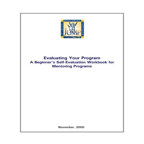 Evaluating Your Program