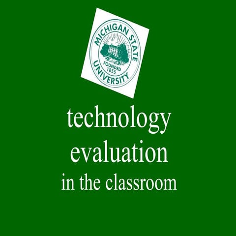 Evaluation for Assistive Technology