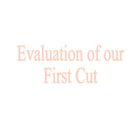 Evaluation
