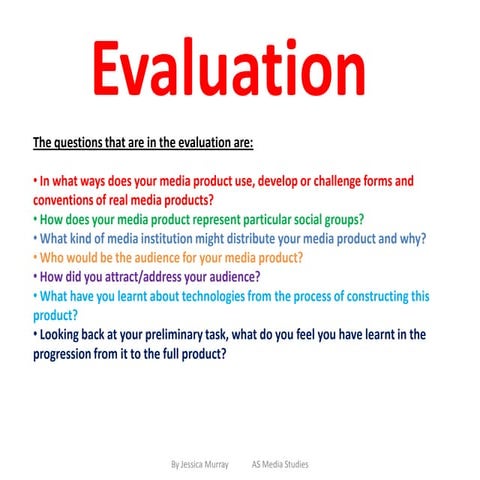 Evaluation