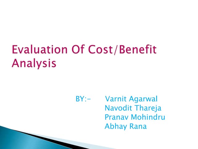 Evaluation