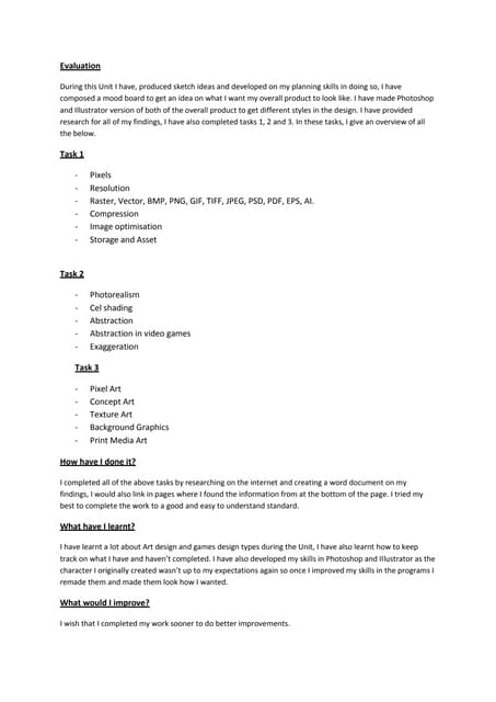 Evaluation