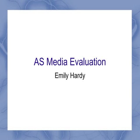 AS Media Evaluation