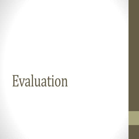 Evaluation (client)