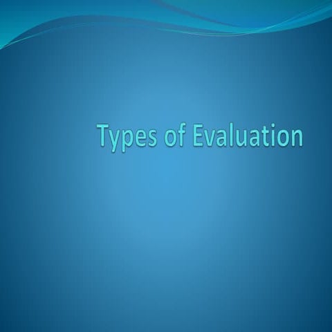 evaluation-guidance and councseling
