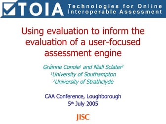 Evaluation of the TOIA project