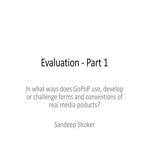 Evaluation Questions | PPTX