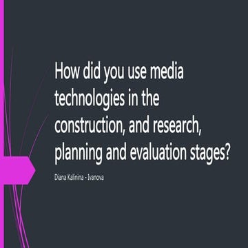 Evaluation   question 4