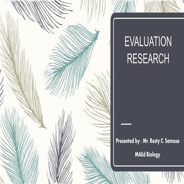 Evaluation research-resty-samosa
