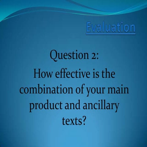 Evaluation 2 | PPTX