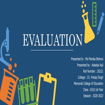 Evaluation 