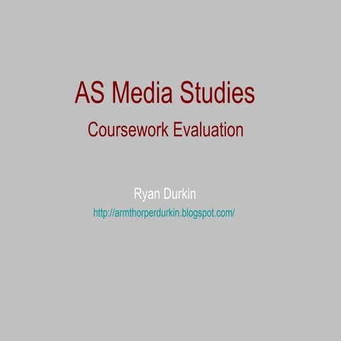 AS Media Magazine Evaluation
