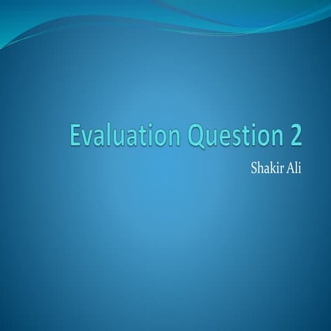 Evaluation 3 | PPTX