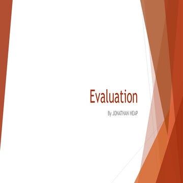 Evaluation